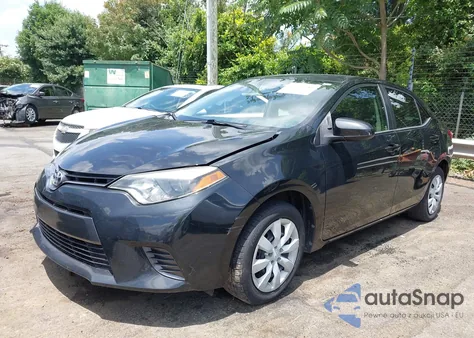 2016 Toyota Corolla Le from USA, damaged, VIN 2T1BURHE0GC731285